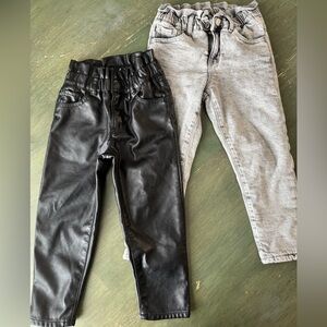 Toddler Faux-Leather Just Like Mom Pants Bundle